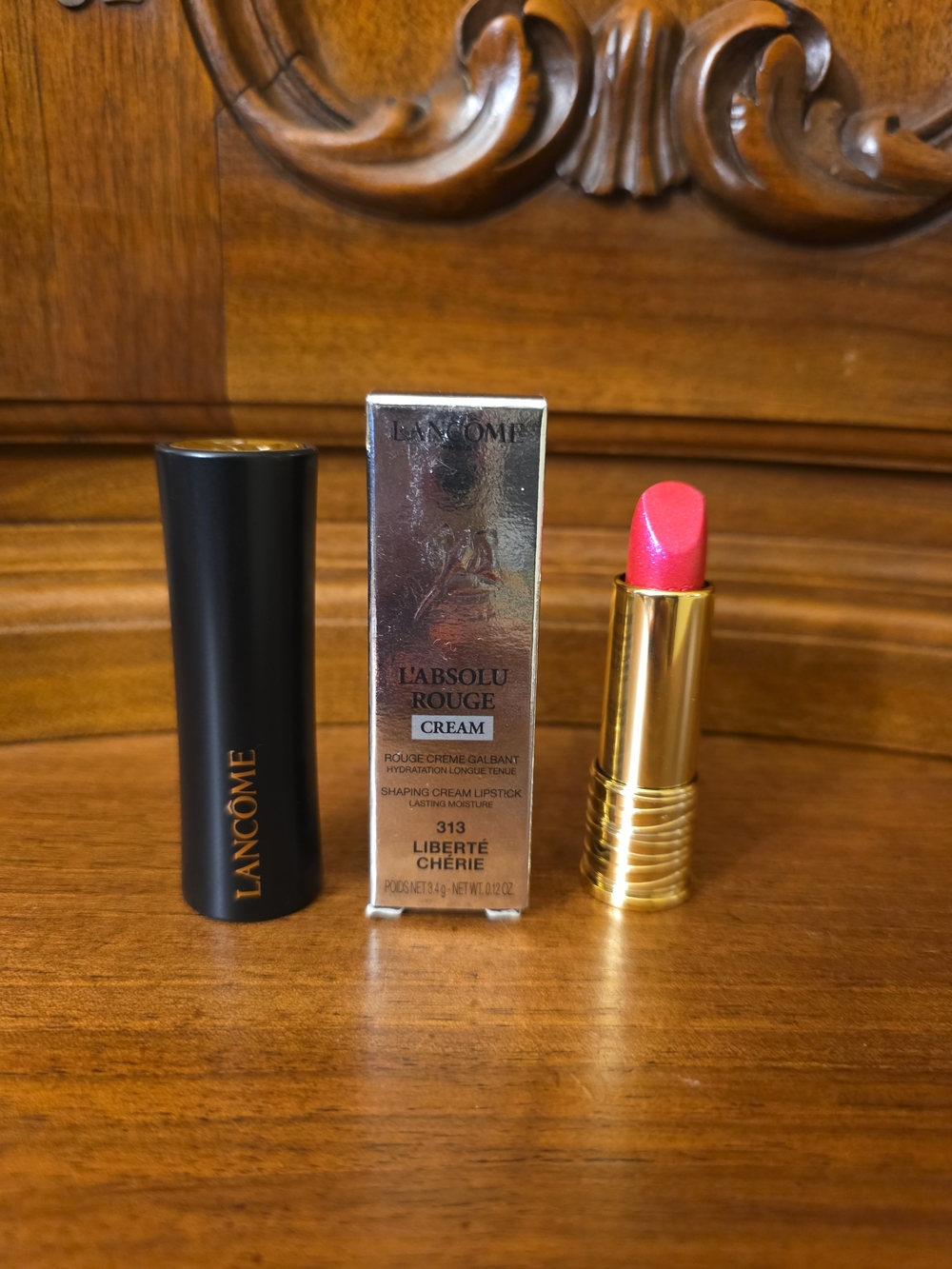 Lancome L'Absolu Rouge Cream, Liberte Cherie 313, .012oz--NIB